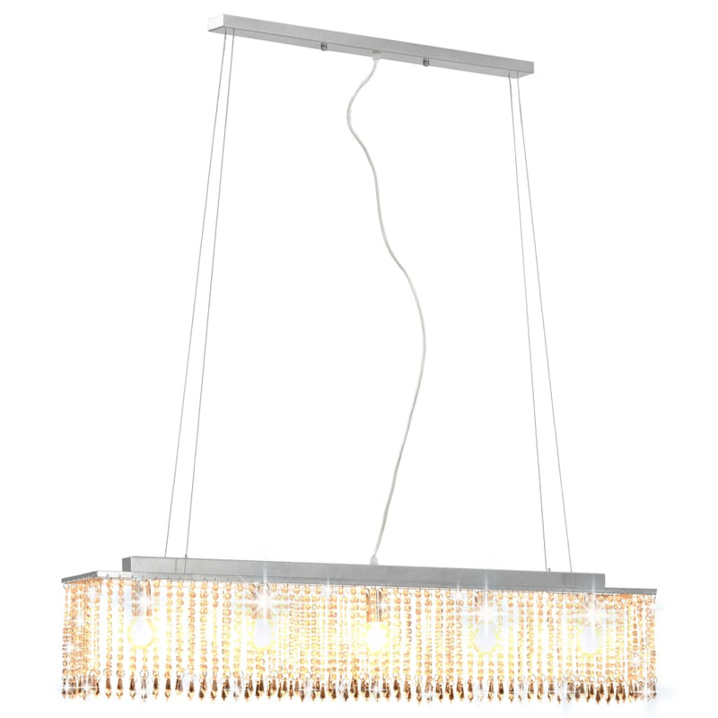 Hopea kattovalaisin kristallihelmillä Murgulet 104cm (e14)