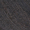Käsintehty pyöreä juuttimatto 120 cm tummanharmaa