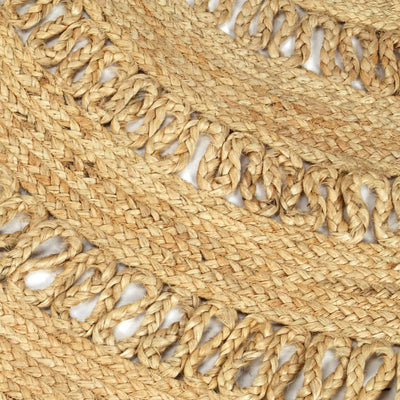 Käsintehty matto punottu juutti Mandel 150cm