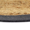 Tabletit 4 kpl luonnollinen/antrasiitti 38 cm juutti ja puuvilla
