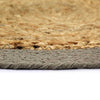 Tabletit 4 kpl luonnollinen/harmaa 38 cm juutti ja puuvilla