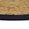 Tabletit 4 kpl luonnollinen/sininen 38cm juutti/puuvilla