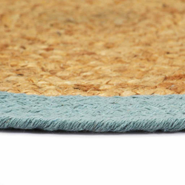 Tabletit 4 kpl luonnollinen/vihreä 38 cm juutti ja puuvilla