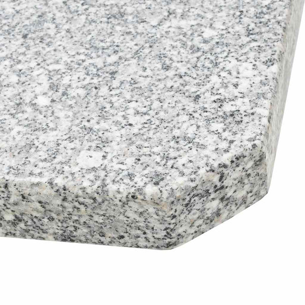 Päivänvarjon teline painolevyillä harmaa ja musta