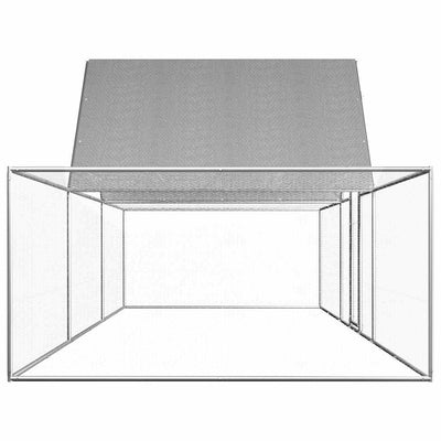 Galvanoitu kanahäkki Florita 6x2x2 m (teräs)