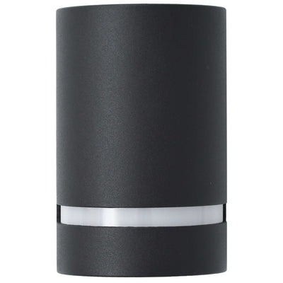 Musta ulkoilma seinävalaisimet Deanna 35 W (2 kpl puolipyöreä)