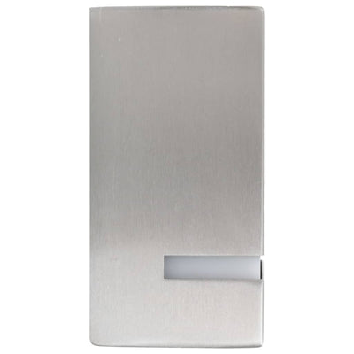 Ulkotilojen seinävalaisimet 2 kpl 35 W hopea neliskulmainen