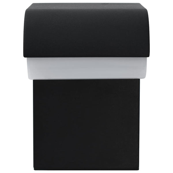 Ulkokäyttöön tarkoitettu LED-seinävalaisin 9 W musta soikea