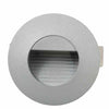 LED-seinävalaisimet ulkotiloihin 6 kpl 2 W hopea pyöreä