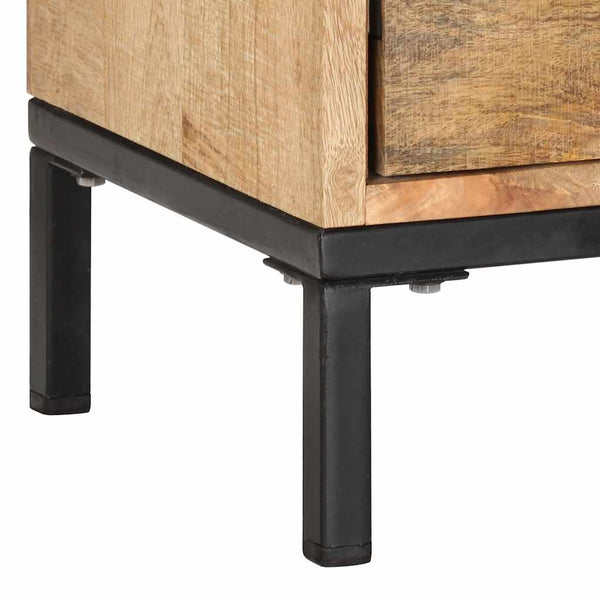 TV-taso 130x30x45 cm kiinteä mangopuu