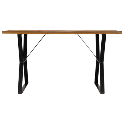 Ruokapöytä 140x80x76 cm uusiokäytetty puu