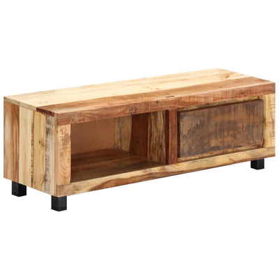 TV-taso 100x30x33 cm täysi kierrätetty puu