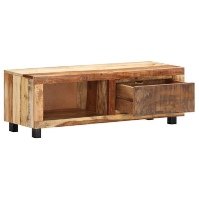TV-taso 100x30x33 cm täysi kierrätetty puu
