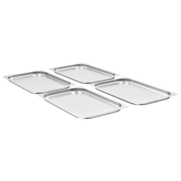 Ruostumaton teräs ruokavuoat Gerald GN 1/1 20 mm (4 kpl)