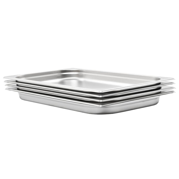 Ruostumaton teräs ruokavuoat Gerald GN 1/1 40 mm (4 kpl)