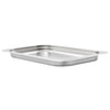 Ruostumaton teräs ruokavuoat Gerald GN 1/1 40 mm (4 kpl)