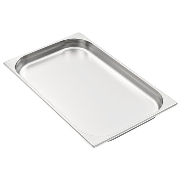 Ruostumaton teräs ruokavuoat Gerald GN 1/1 40 mm (4 kpl)