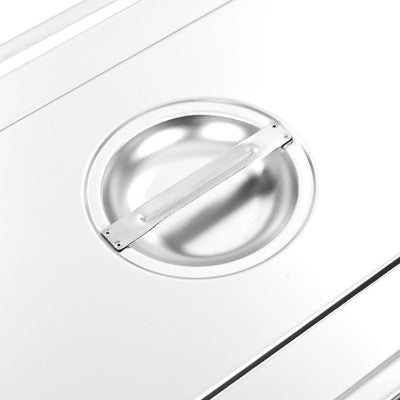 Kannet GN 1/1 pannulle 2 kpl ruostumaton teräs