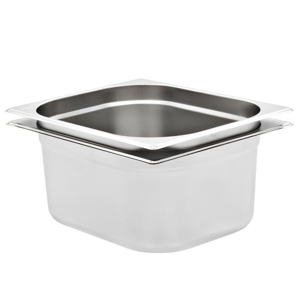 Ruostumaton teräs ruokavuoat Donuc GN 1/2 150 mm (2 kpl)