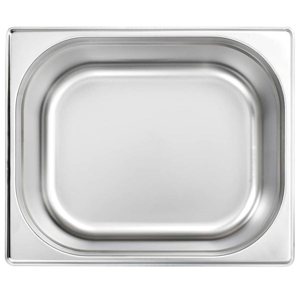 Ruostumaton teräs ruokavuoat Donuc GN 1/2 150 mm (2 kpl)