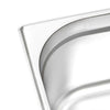 Ruostumaton teräs ruokavuoat Donuc GN 1/2 150 mm (2 kpl)