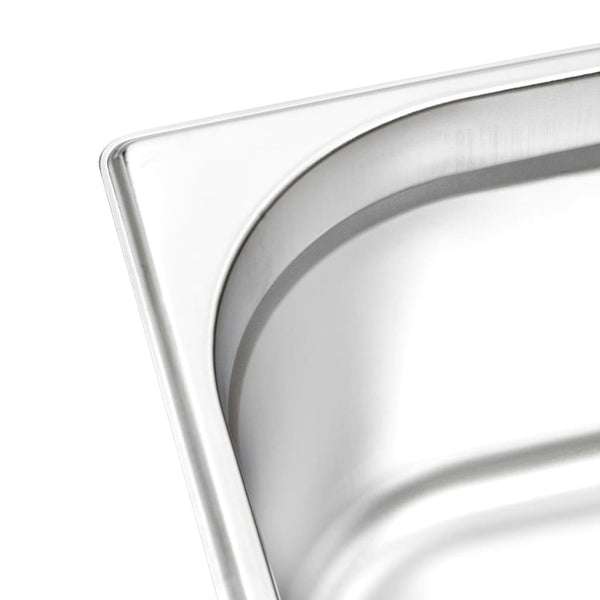 Ruostumaton teräs ruokavuoat Donuc GN 1/2 150 mm (2 kpl)
