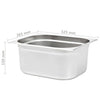 Ruostumaton teräs ruokavuoat Donuc GN 1/2 150 mm (2 kpl)