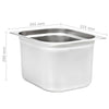 Ruokavuoat Donuc GN 1/2 200 mm (2 kpl ruostumaton teräs)