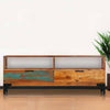 TV-taso 118x35x45 cm kierrätetty puu