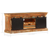 TV-taso 110x30x45 cm kierrätetty puu