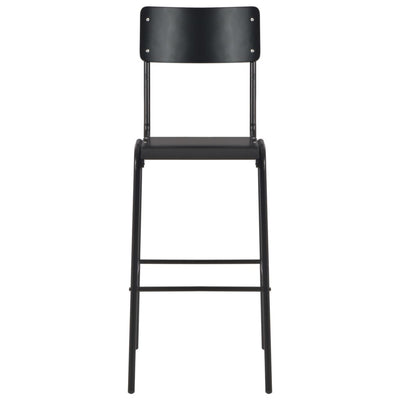 Musta baarituolit Pozeef (2 kpl vaneri ja teräs)