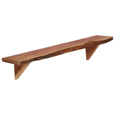 Seinähyllyt 2 kpl 90x20x18 cm kiinteä akaasiapuu