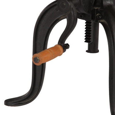 Sivupöytä Kathlyn 45x (45-62)cm (mangopuu ja valurauta)