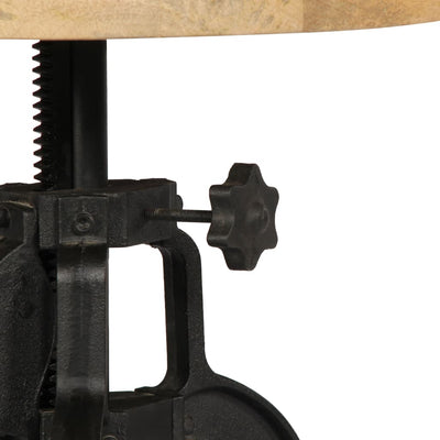 Sivupöytä Kathlyn 45x (45-62)cm (mangopuu ja valurauta)