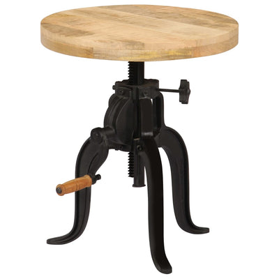 Sivupöytä Kathlyn 45x (45-62)cm (mangopuu ja valurauta)