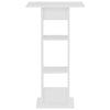Valkoinen baaripöytä Rone 60x60x110cm