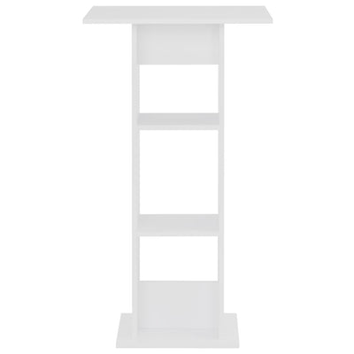 Valkoinen baaripöytä Rone 60x60x110cm