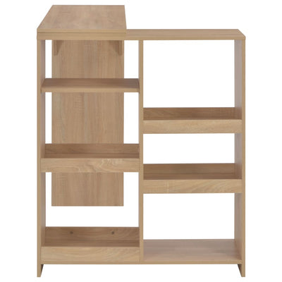 Baaripöytä siirrettävällä hyllyllä tammi Maggio 138x39x110cm