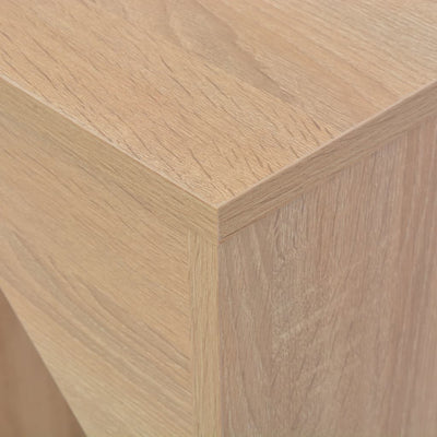 Baaripöytä siirrettävällä hyllyllä tammi Maggio 138x39x110cm