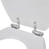 WC-istuimet soft-close kansilla 2 kpl MDF valkoinen