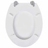 WC-istuimet soft-close kansilla 2 kpl MDF valkoinen