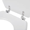 WC-istuimet soft-close kansilla 2 kpl MDF valkoinen