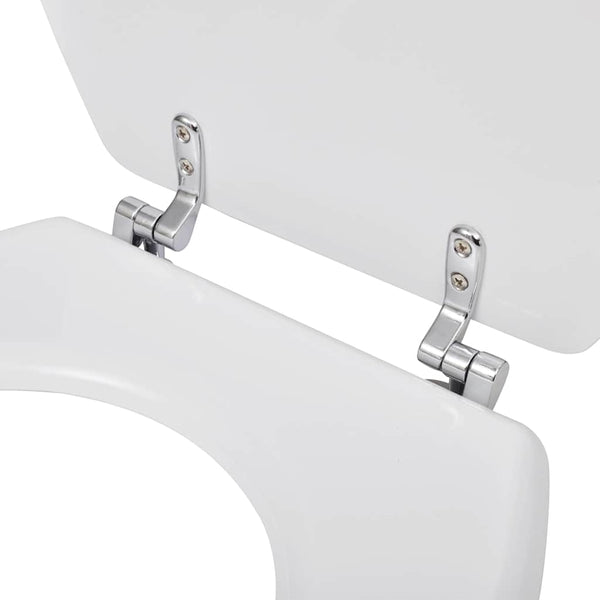 WC-istuimet soft-close kansilla 2 kpl MDF valkoinen