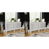 Lämpöpatterin suojat 2 kpl MDF 172 cm valkoinen