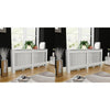 Valkoinen lämpöpatterin suojat Eliss 172cm (2 kpl mdf)