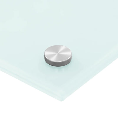 Valkoinen keittiön roiskesuoja Ikovics 80x50cm (karkaistu lasi)