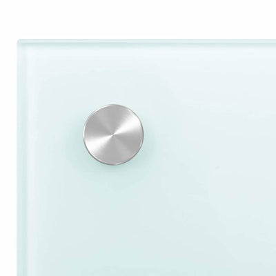 Valkoinen keittiön roiskesuoja Ikovics 80x50cm (karkaistu lasi)