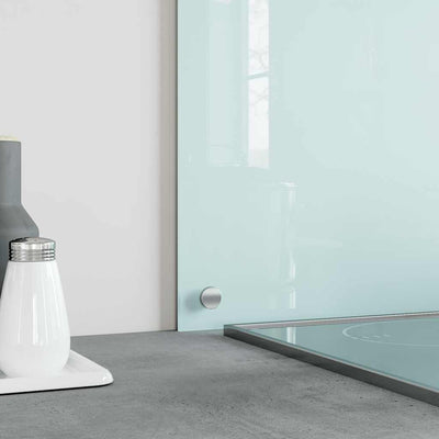 Valkoinen keittiön roiskesuoja Ikovics 90x40cm (karkaistu lasi)