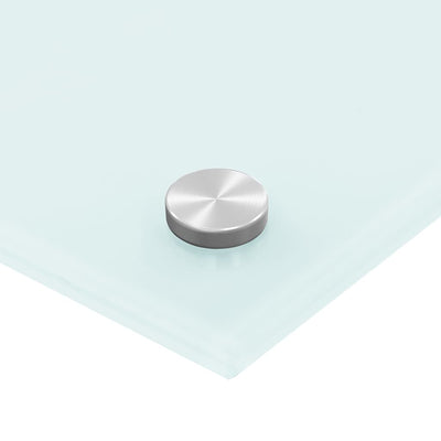 Valkoinen keittiön roiskesuoja Ikovics 90x40cm (karkaistu lasi)