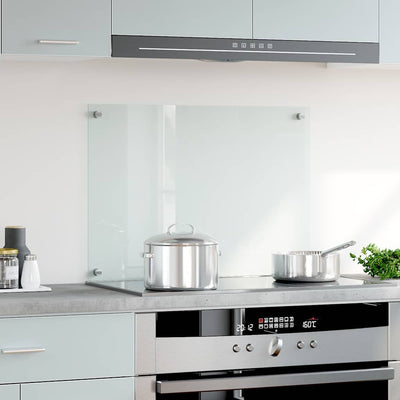 Läpinäkyvä keittiön roiskesuoja Ikovics 70x50cm (karkaistu lasi)